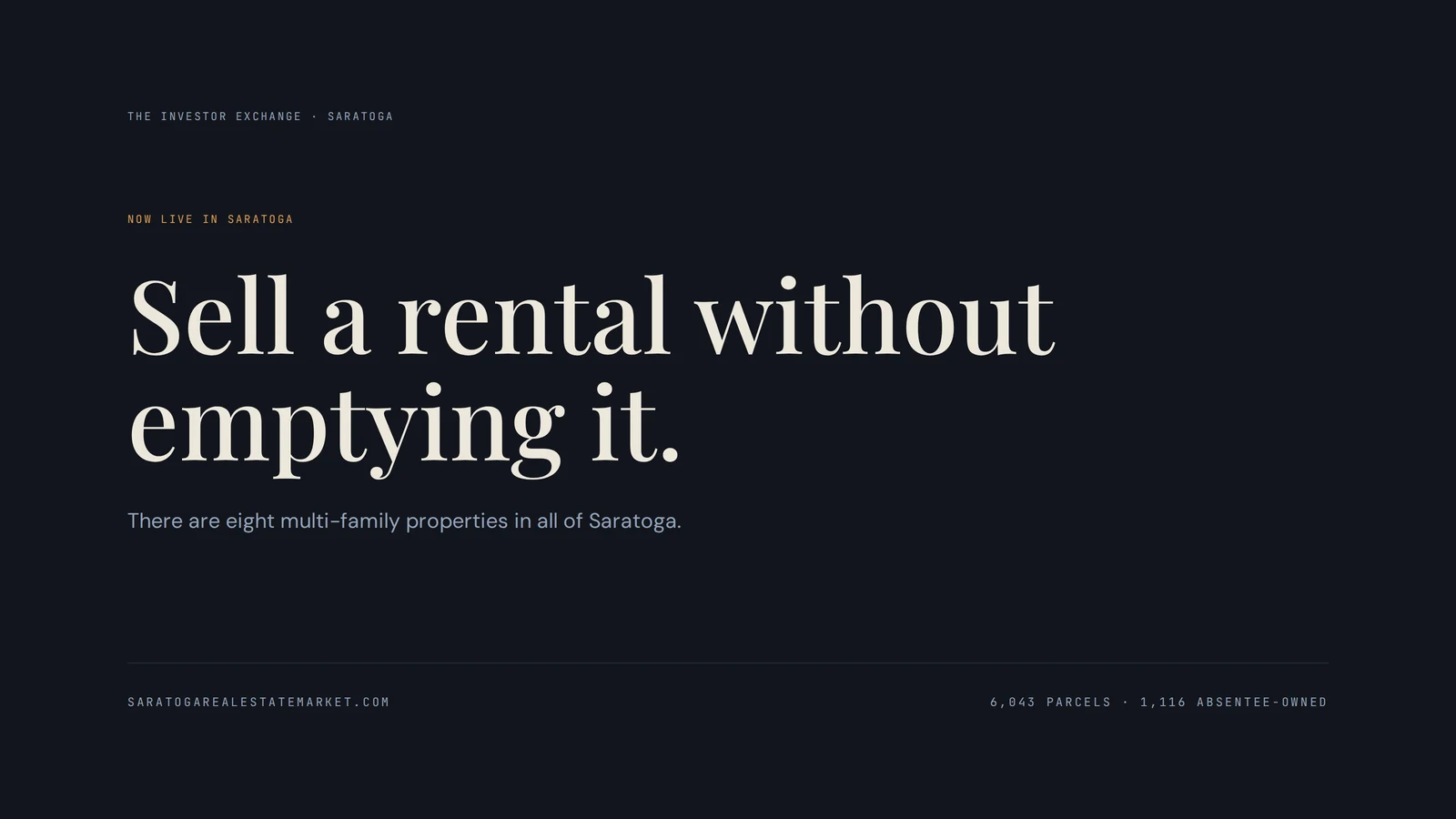 A marketplace that sells rental homes without dragging the tenant through it
